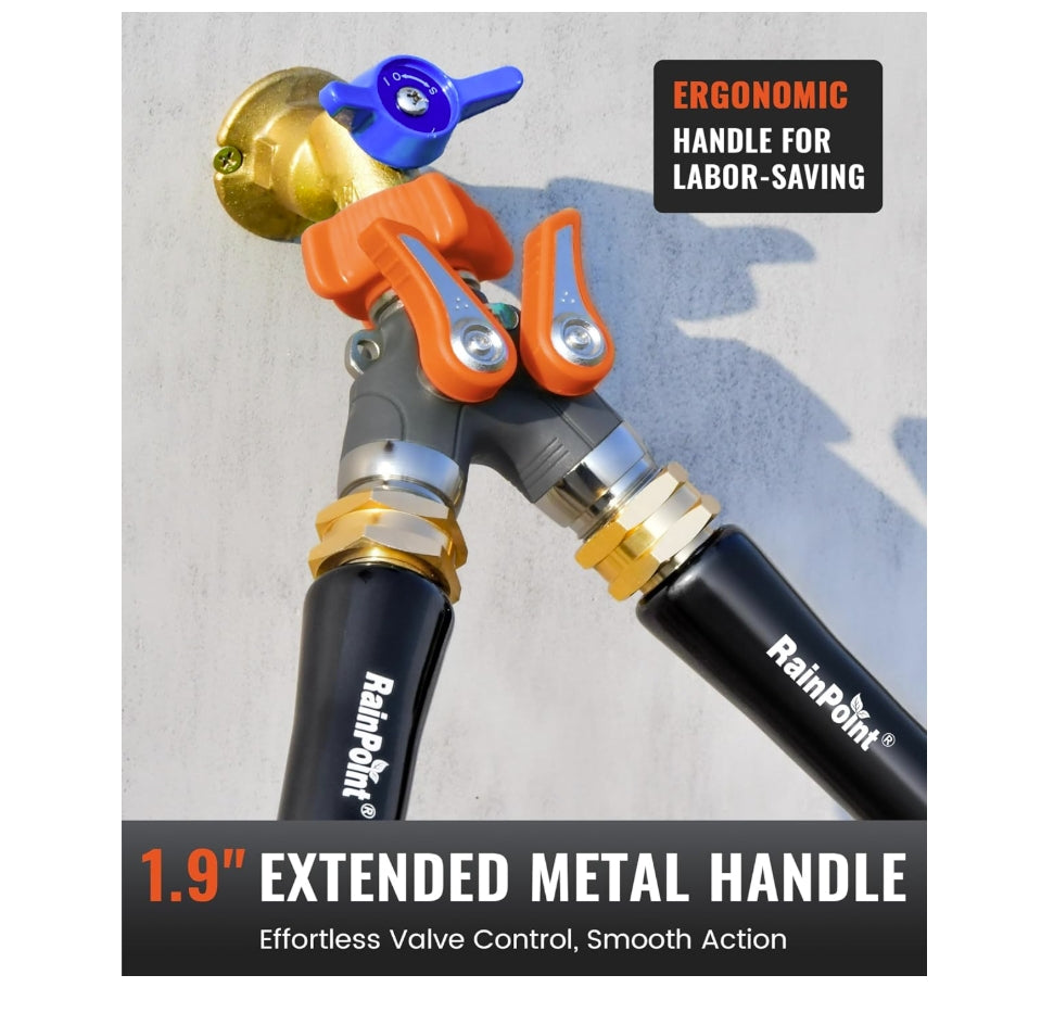 RAINPOINT Garden Hose Splitter (Orange)