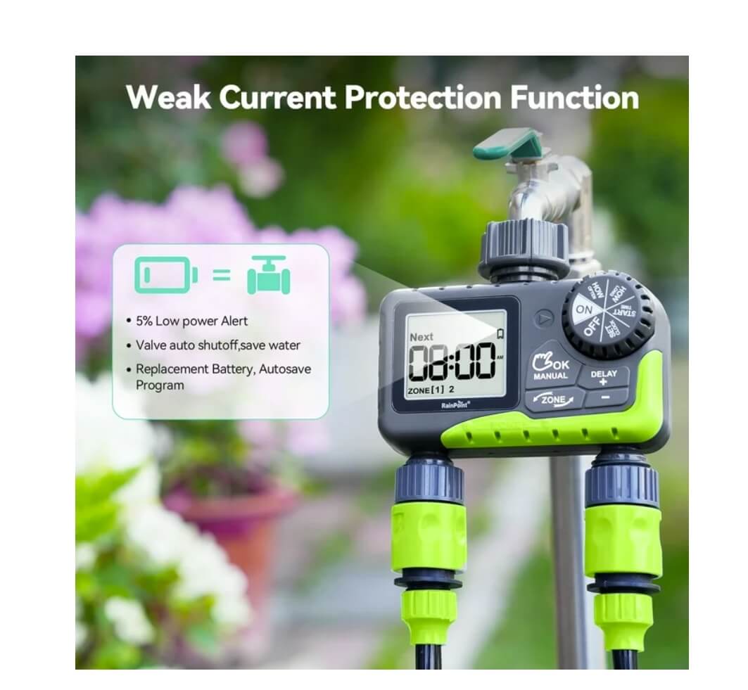 Battery-Operated Hose Timer