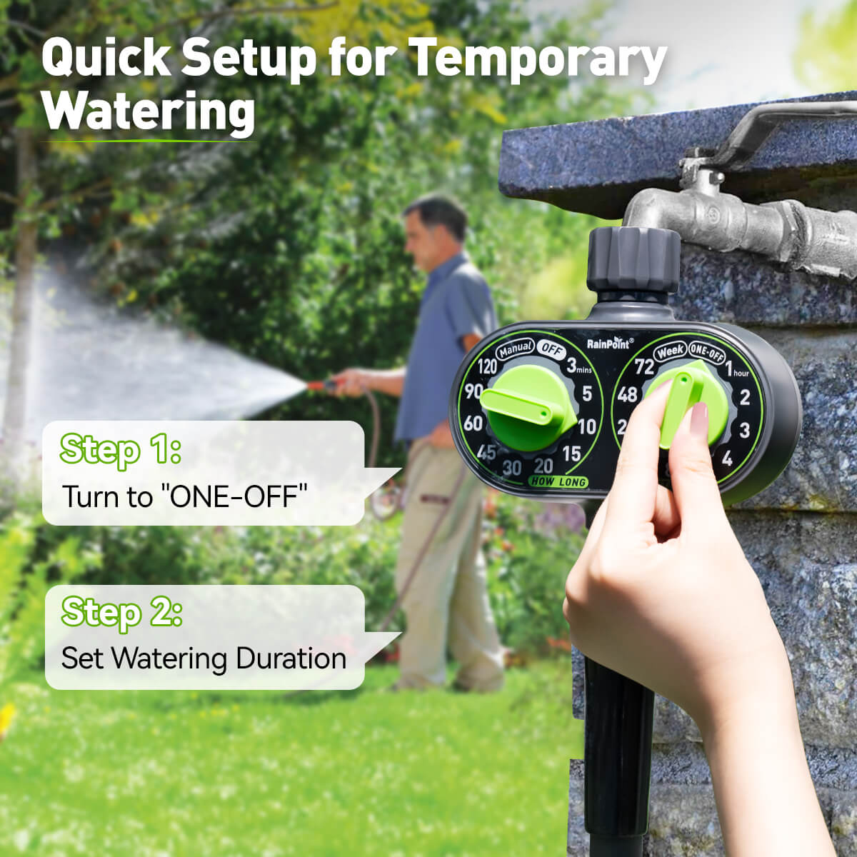 easy to program hose timer