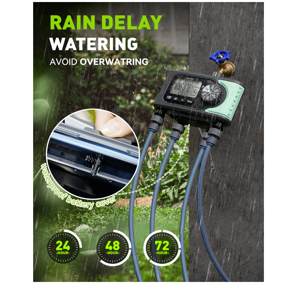 RainPoint Sprinkler Timer 4 Zone Water Timer