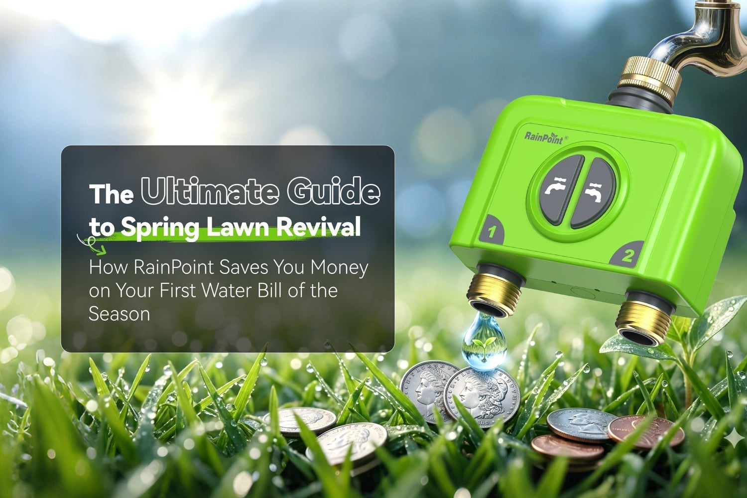 The Ultimate Guide to Spring Lawn Revival: How RainPoint Saves You Money on Your First Water Bill of the Season