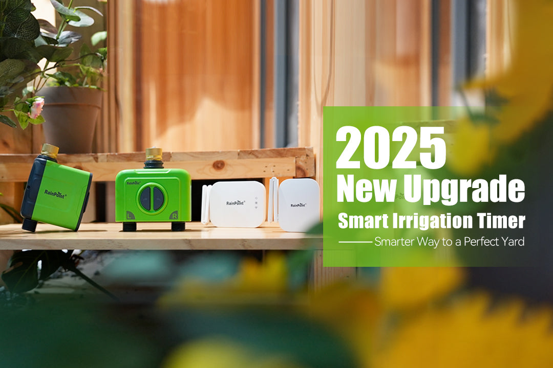 RainPoint 2025 New Upgrade Smart Irrigation Timer：The Smarter Way to a Perfect Yard