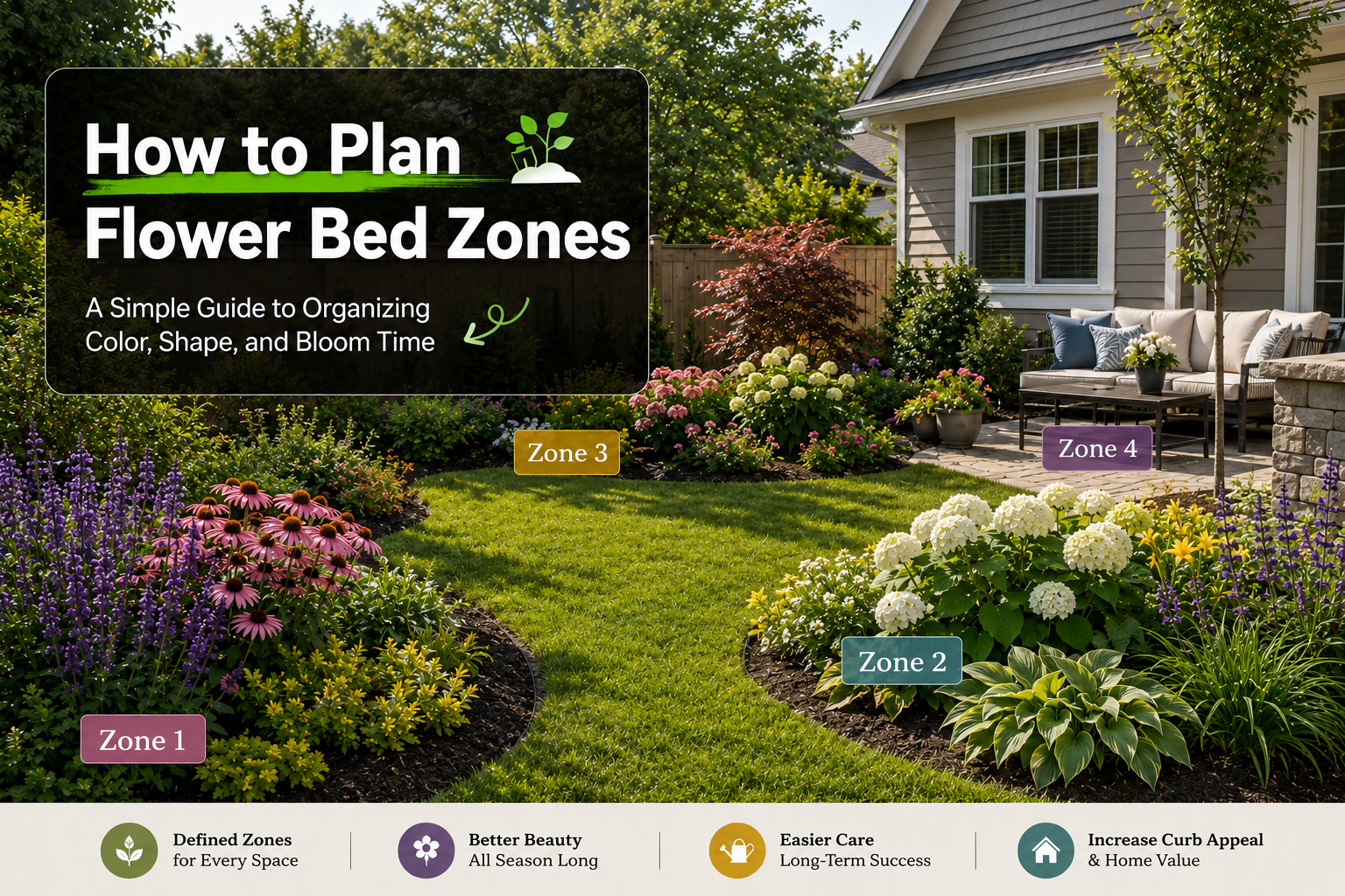 How to Plan Flower Bed Zones