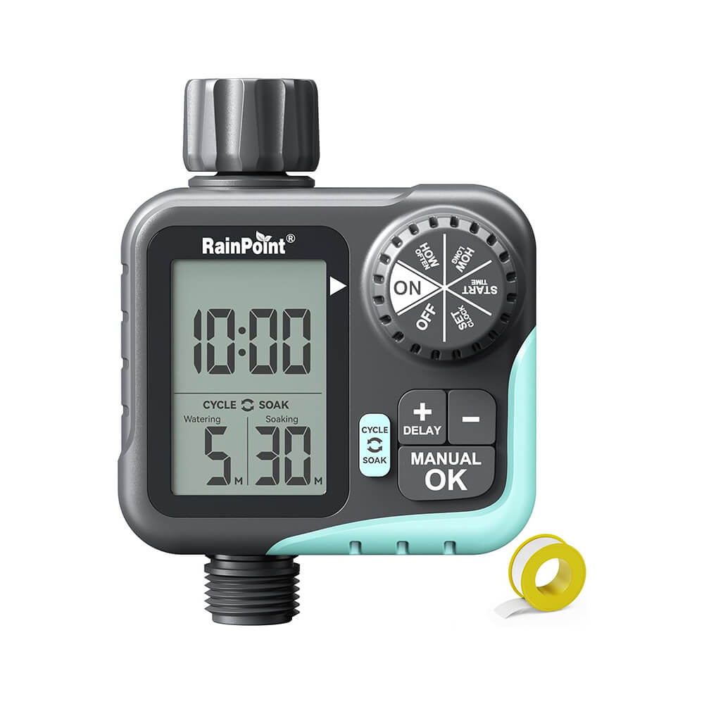 RAINPOINT Cycle &amp; Soak Water Timer for Garden Hose