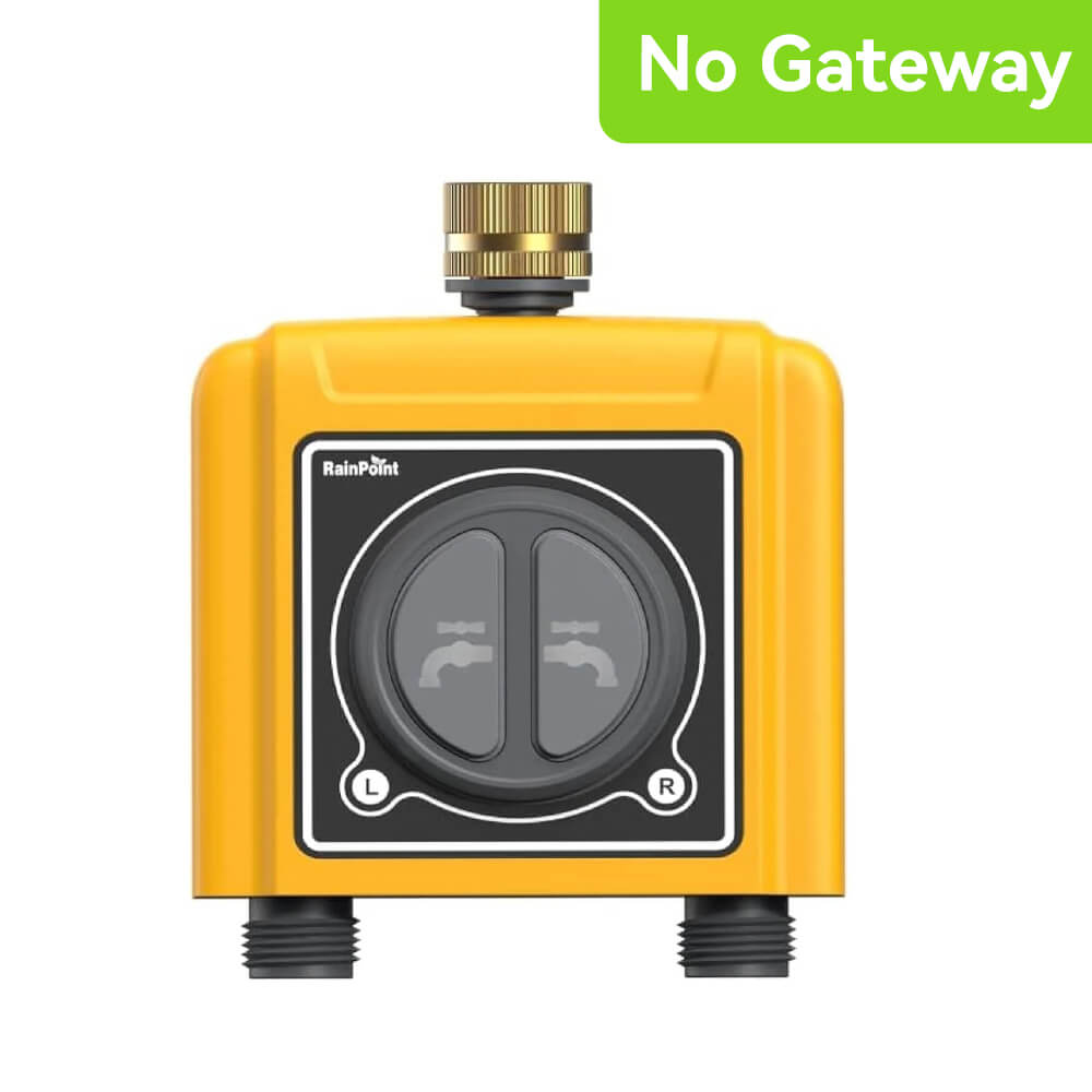 RainPoint WiFi Sprinkler Timer 2-Zone - Timer Only, Without WiFi Hub