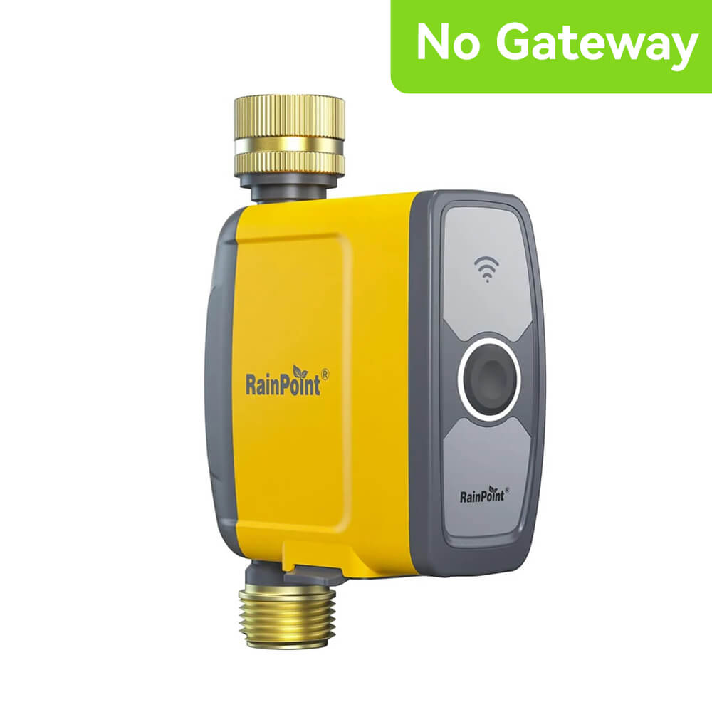 RainPoint WiFi Water Timer, Brass Inlet & Outlet(No WiFi Hub)