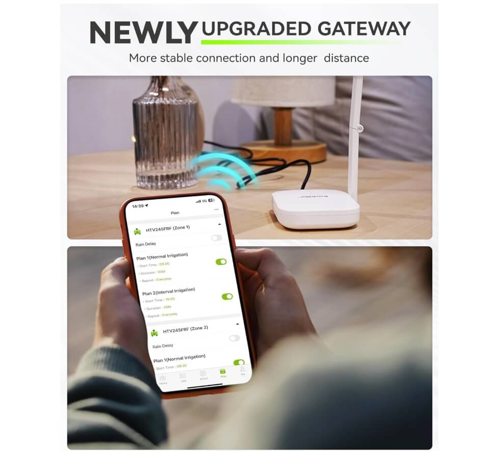WiFi vs Bluetooth garden watering system