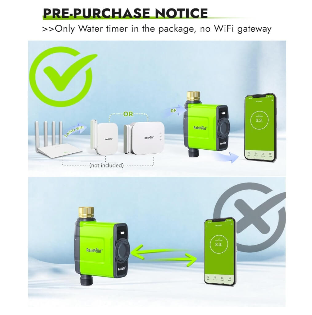 smart watering system for balcony plants