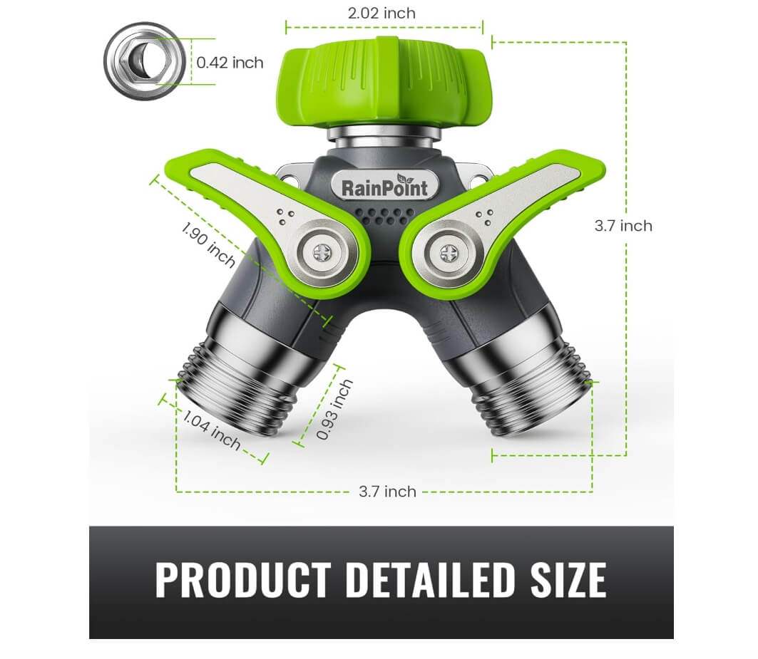 Water-efficient drip irrigation kit - RainPoint’s eco-friendly lawn system