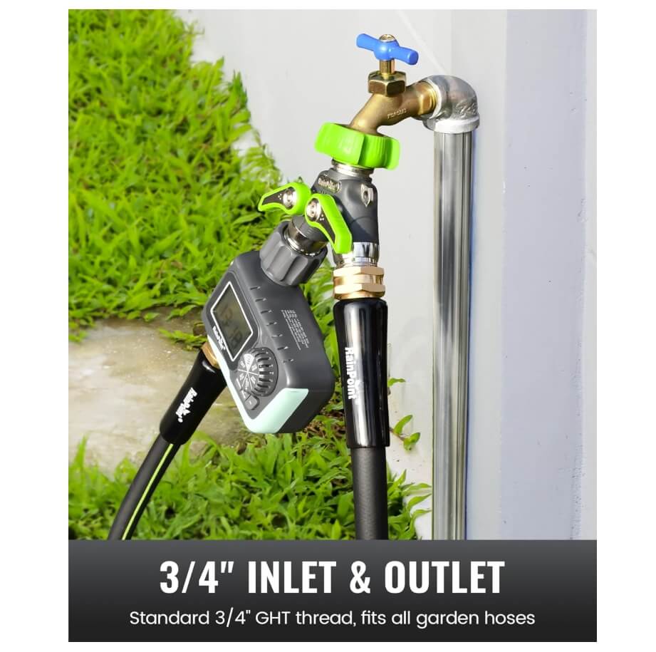 Hose faucet timer with Bluetooth - Set schedules via smartphone