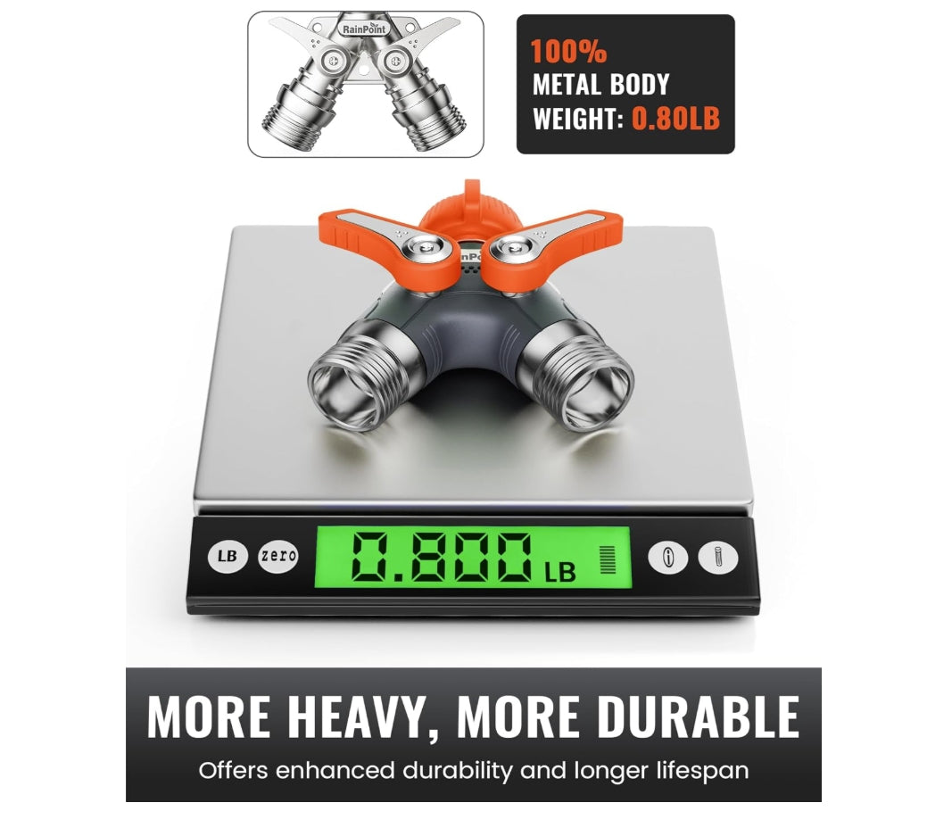 RAINPOINT Garden Hose Splitter (Orange)