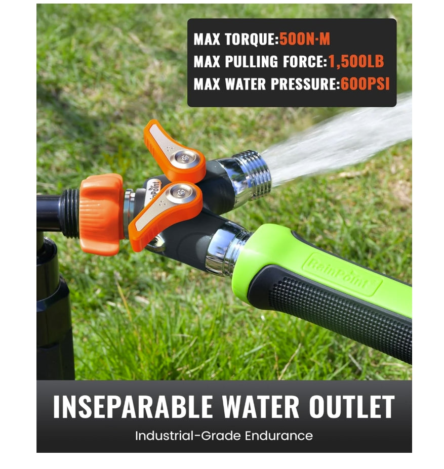 RAINPOINT Garden Hose Splitter (Orange)