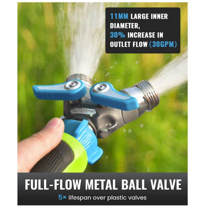 2 way garden hose splitter​