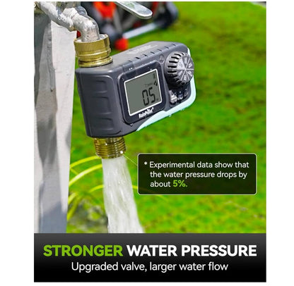 RAINPOINT 100% Metal Water Pipe Water Timer for Garden Hose