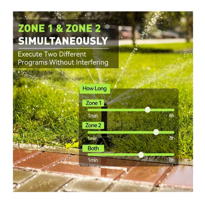 RainPoint 2-Zone Water Timer for Outdoor Hose