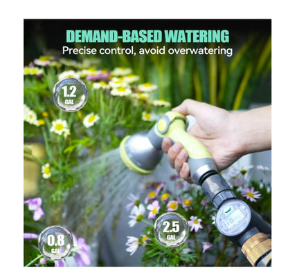 RainPoint Water Flow Meter for Garden Hose Watering