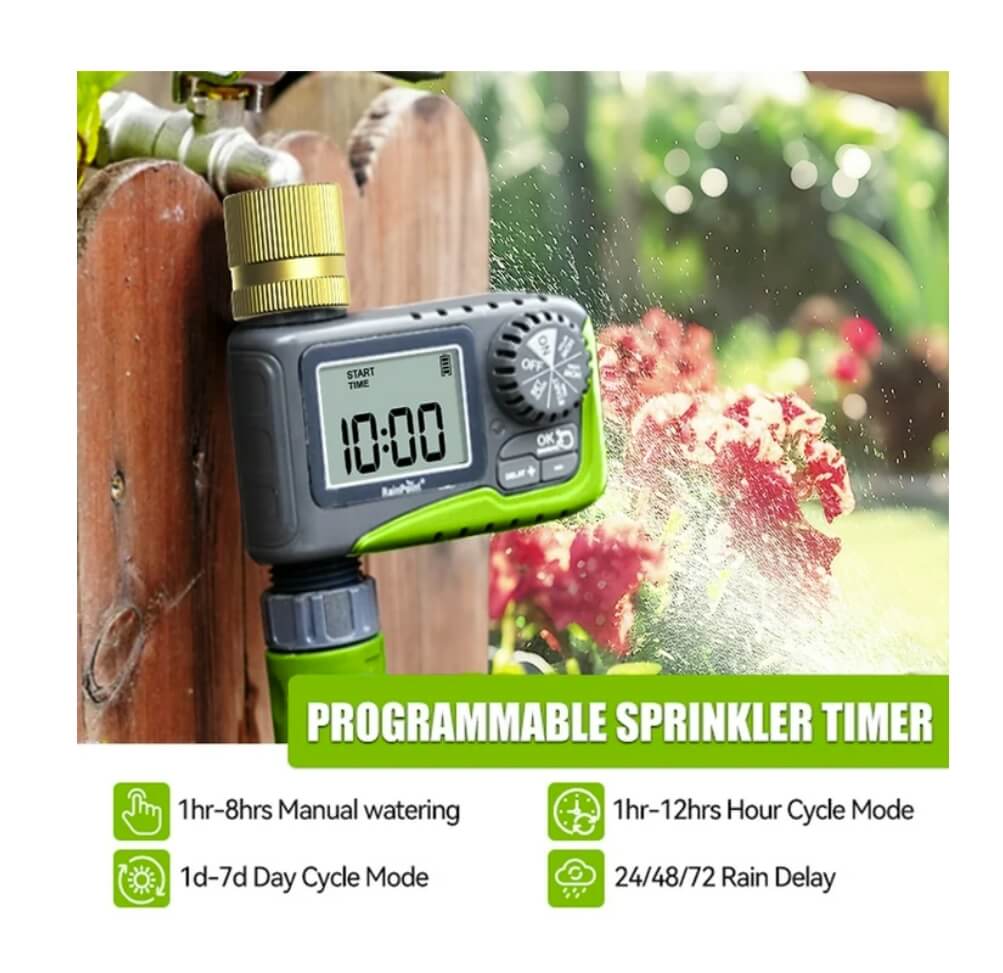 Garden Hose Timer with Quick Connect