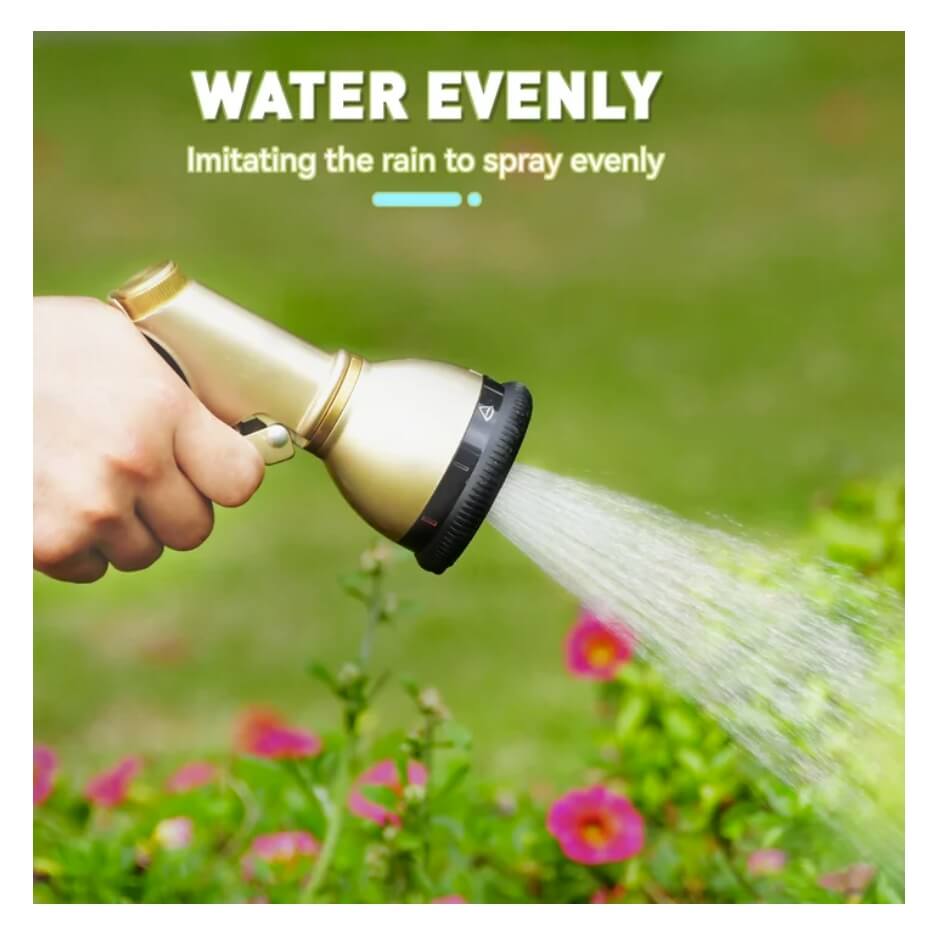 WATER EVENLYImitating the rain to spray evenly