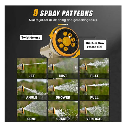 RainPoint Garden Hose Nozzle Sprayer,Yellow