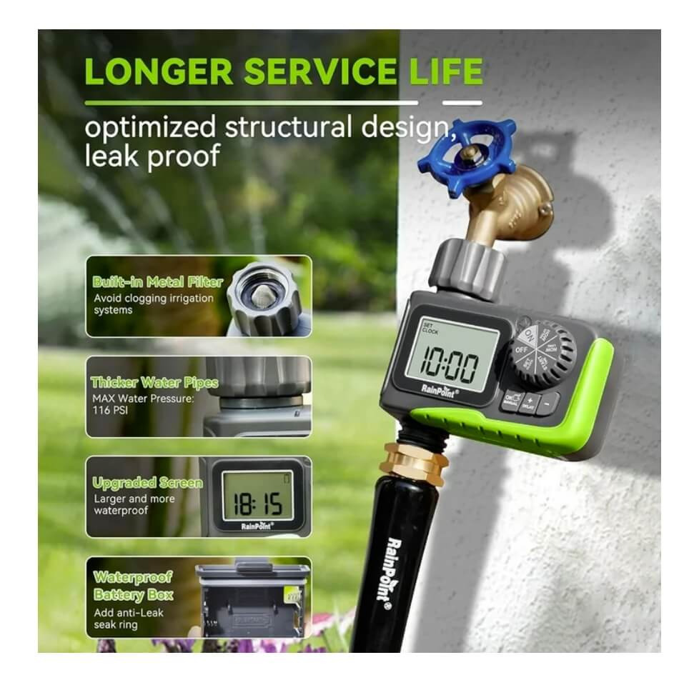 RainPoint Hose Timer for Garden Outdoor