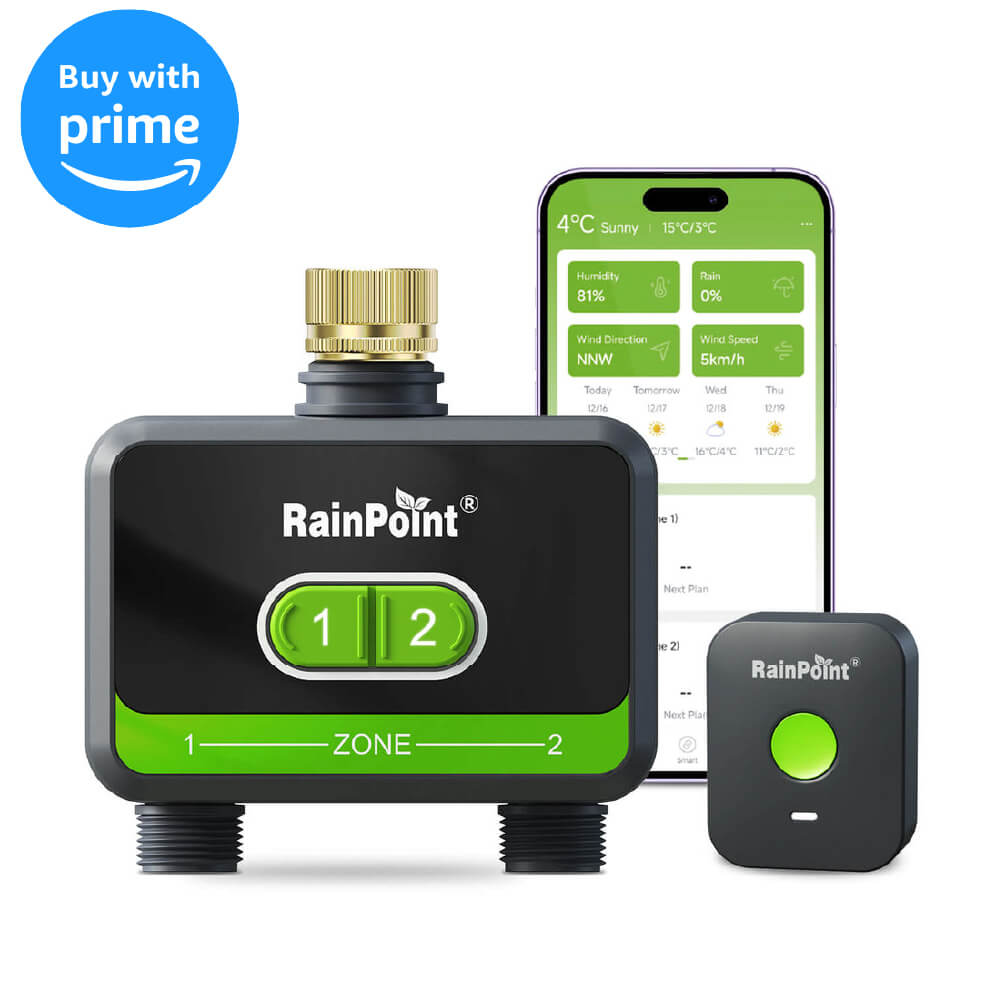 smart sprinkler timer with rain delay