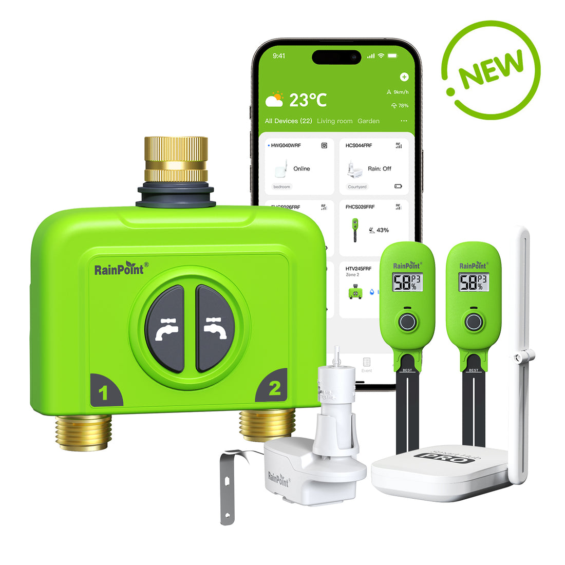 The First All-in-One Smart Home irrigation System For Effortless, Sustainable Watering