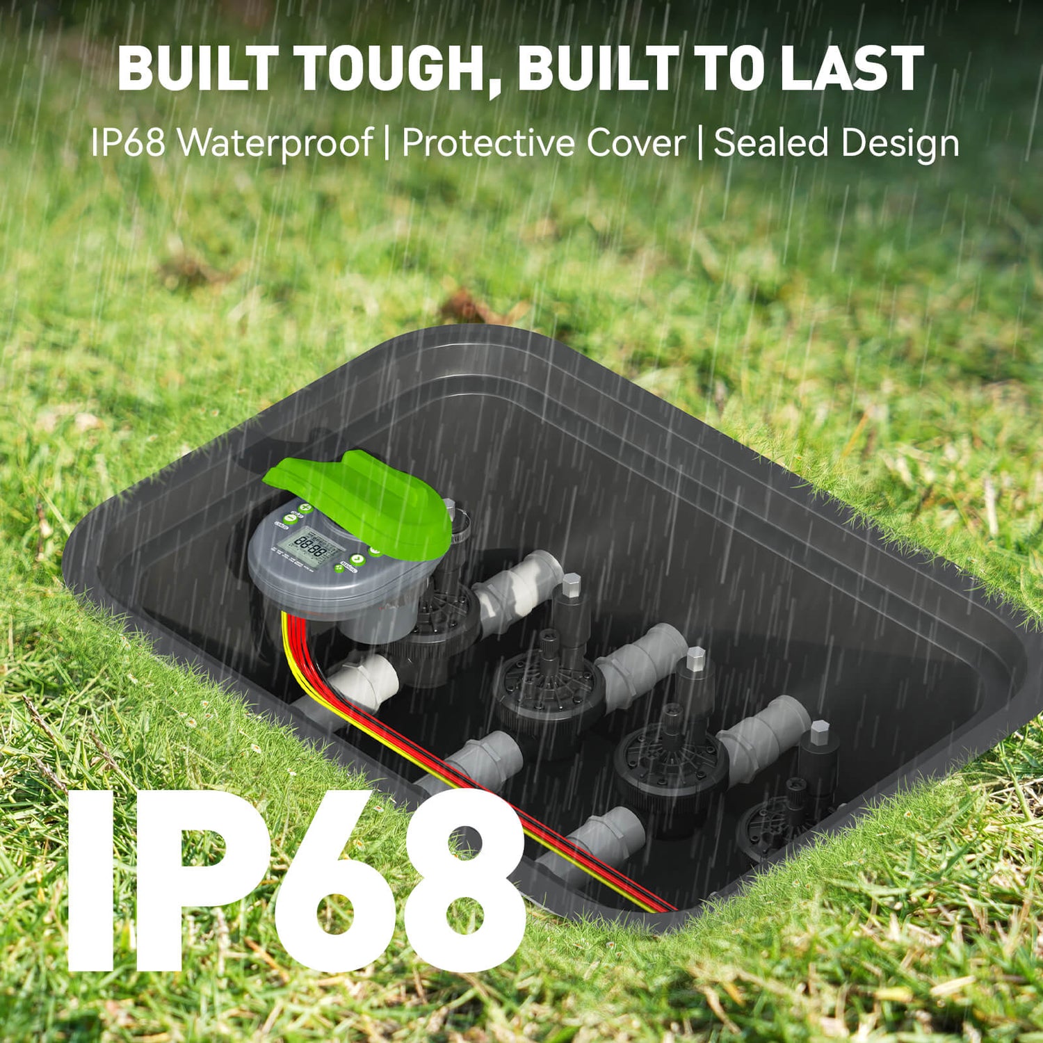 RainPoint 4-Zone Bluetooth Smart Irrigation Controller