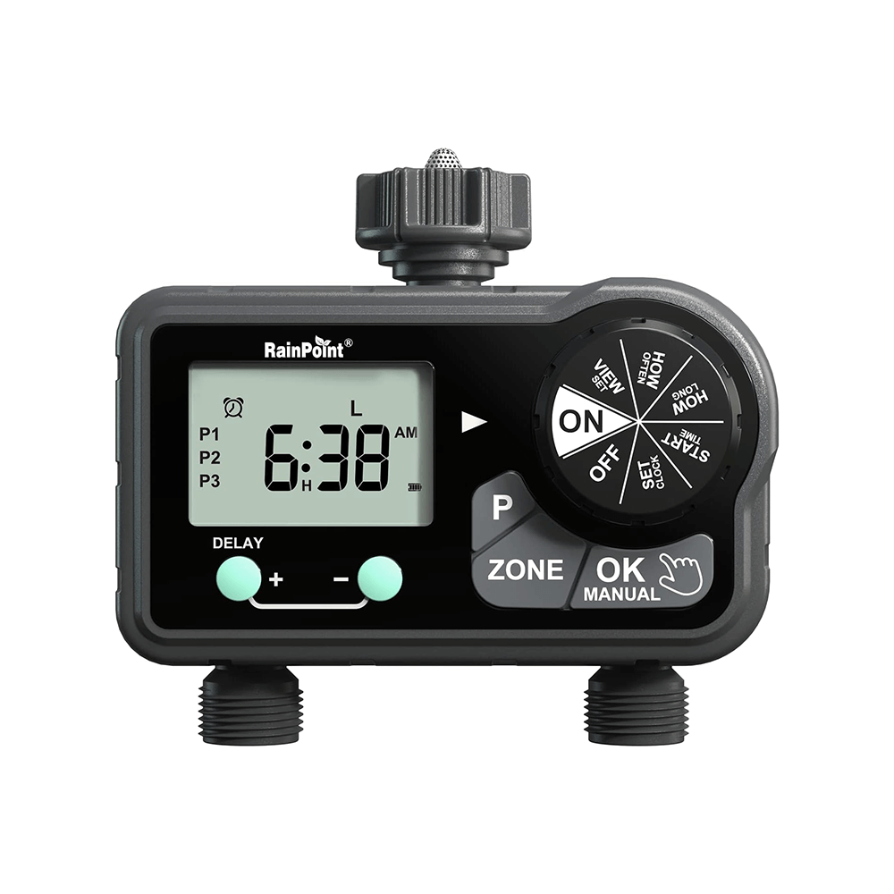 2-Zone Digital Sprinkler Timer