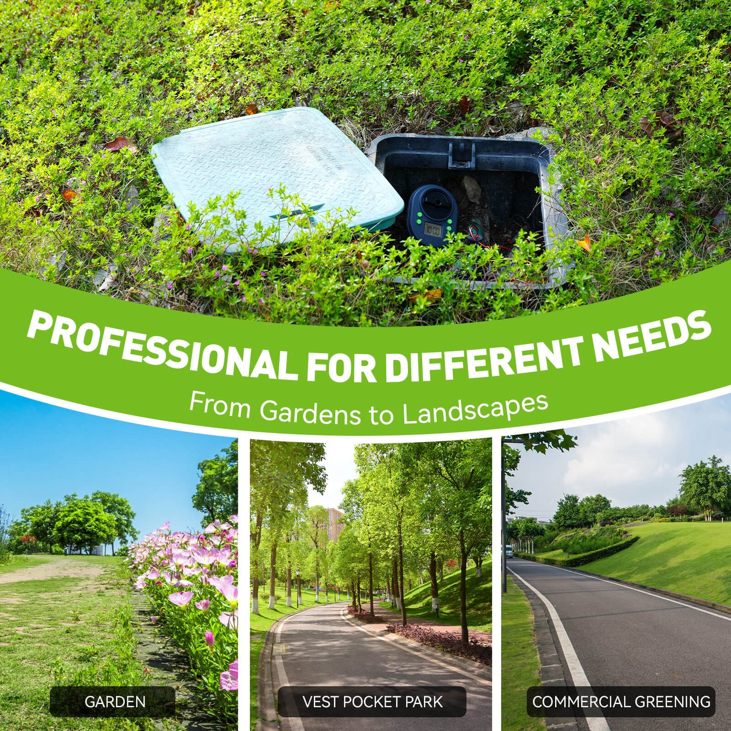 RainPoint 4-Zone Bluetooth Smart Irrigation Controller