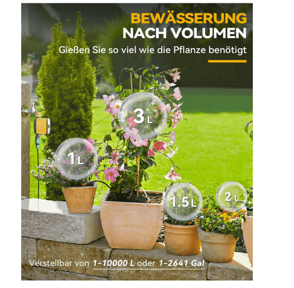RAINPOINT Bewässerungscomputer WLAN 2,4 GHz mit Messingeinlass
