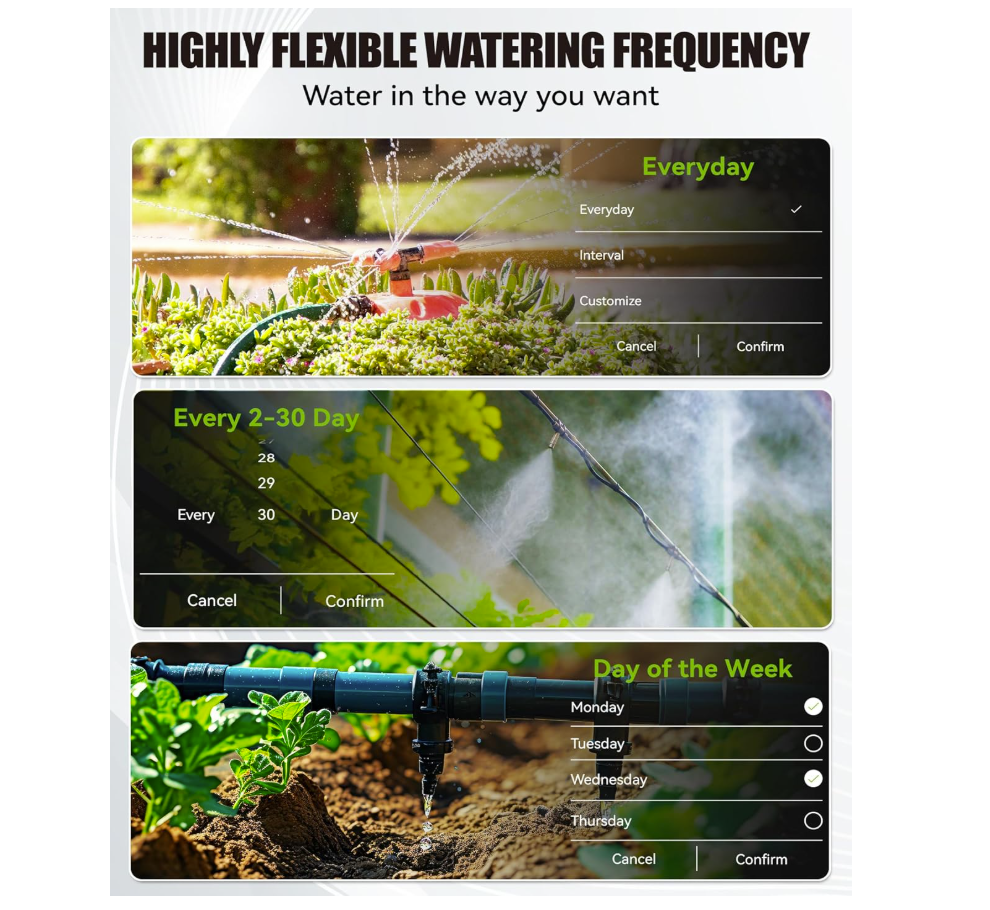 RAINPOINT Watering Computer Bluetooth 2 Outputs, Brass Inlet, without WiFi Hub