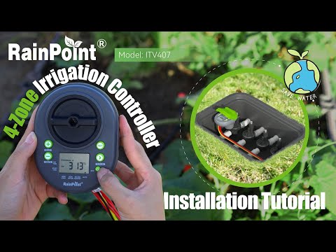 RainPoint 4-Zone Bluetooth Smart Irrigation Controller