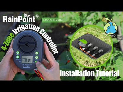 RainPoint 4-Zone Bluetooth Smart Irrigation Controller