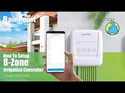 RainPoint 8 Zone Smart Sprinkler Controller