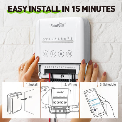 sprinkler system with timer