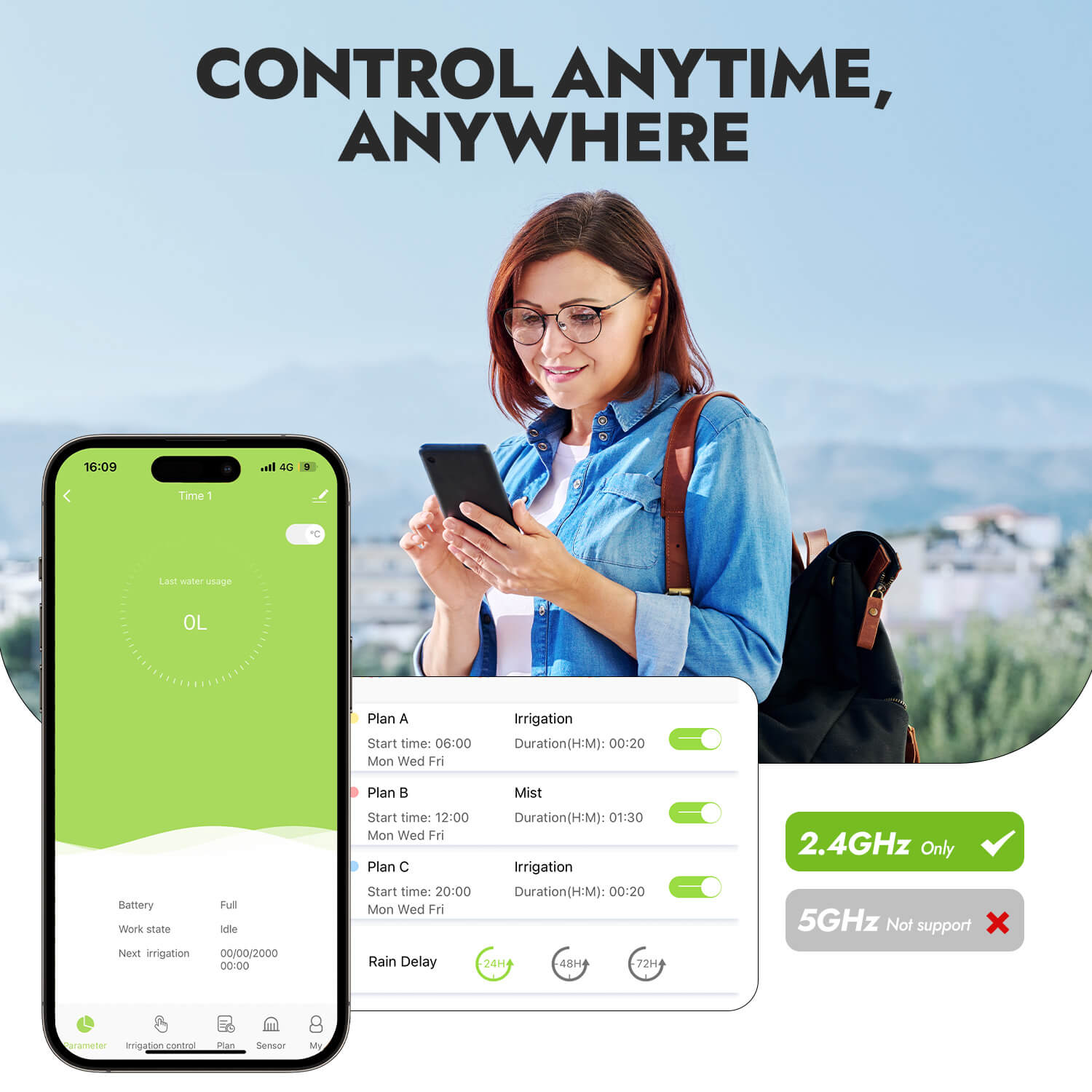 RainPoint Smart WiFi Sprinkler Timer