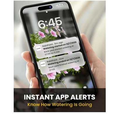 RainPoint Sprinkler Timer WiFi Water Timer with Brass Inlet, APP &amp; Voice Control