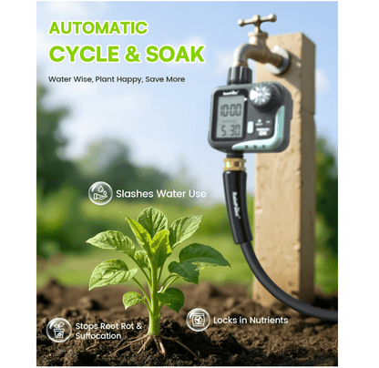 RAINPOINT Cycle &amp; Soak Water Timer for Garden Hose
