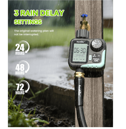 RAINPOINT Cycle &amp; Soak Water Timer for Garden Hose