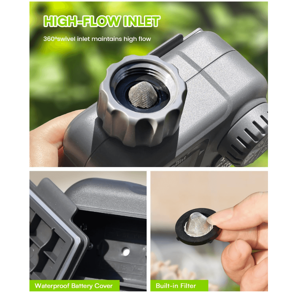 RAINPOINT Cycle &amp; Soak Water Timer for Garden Hose